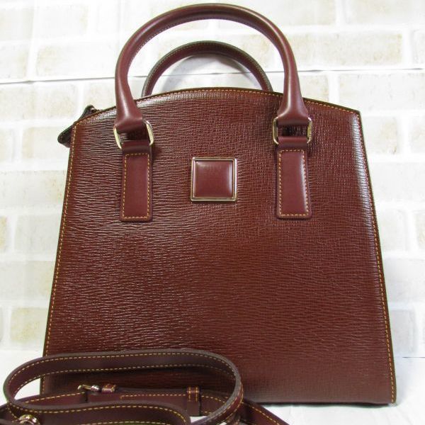 美品 ニナリッチ 2WAYハンドバッグ 茶